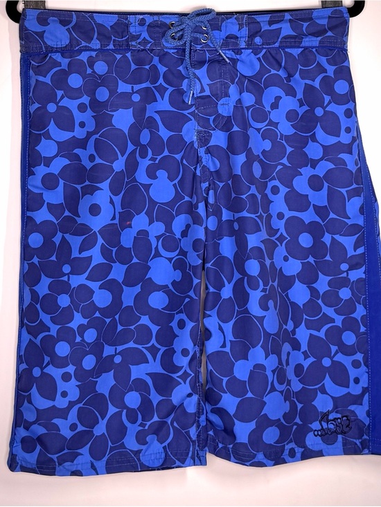 Lost Other - Vintage, …lost Brand, Blue Floral Unisex Board Shorts
